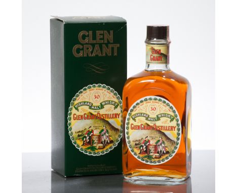 GLEN GRANT 30 YEAR OLD
Highland Malt Whisky. Bottle No. 536. 75cl, 45% volume, with laminated leaflet, in carton.
 CONDITION 