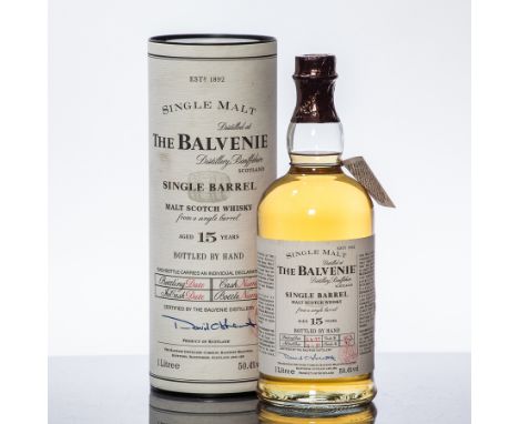 THE BALVENIE SINGLE BARREL 15 YEAR OLD
Single Speyside Scotch Whisky distilled in 21st January 1981 and bottled on 2nd April 