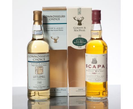 LITTLEMILL 1985 CONNOISSEUR'S CHOICE 
Single Lowland Malt Whisky, Distilled 1985, Bottled 2002 by Gordon & MacPhail, 70cl, 40