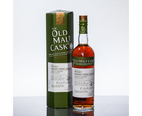 SPEYSIDE MALT 42 YEAR OLD THE OLD MALT CASK
Single Speyside Scotch Whisky distilled November 1967 and bottled June 2010 by Do