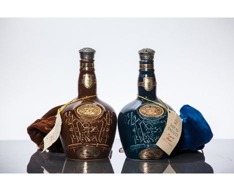 CHIVAS ROYAL SALUTE 21 YEAR OLD SAPPHIRE FLAGON Blended Scotch Whisky, 70cl/700ml, 40% volume, in bag
CHIVAS ROYAL SALUTE 21 