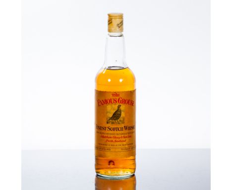 THE FAMOUS GROUSE
Blended Scotch Whisky bottled by Matthew Gloag & Son Ltd., Perth. 26 2/3 fl .ozs., 70° proof.