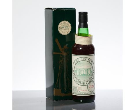 SPRINGBANK SMWS 27.28
Cask strength single Campbelltown malt whisky, distilled in April 1965 and bottled in September 1994 fo