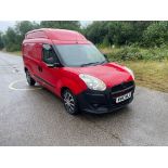 2013/63 REG FIAT DOBLO 16V XL MULTIJET LWB 1.6 DIESEL RED VAN, SHOWING 1 FORMER KEEPER *NO VAT*