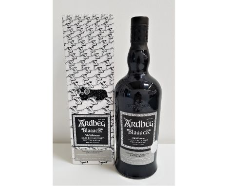 ARDBEG BLAAACK ISLAY SINGLE MALT SCOTCH WHISKY Committee 20th Anniversary 2020 Limited edition. 70cl and 46% abv. in box. 1 b