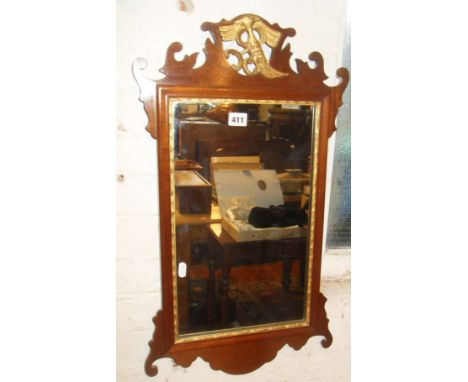 Victorian Chippendale style wall mirror