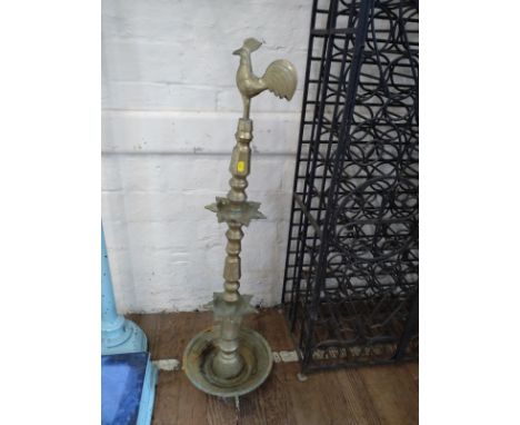 A large ritual oil lamp 