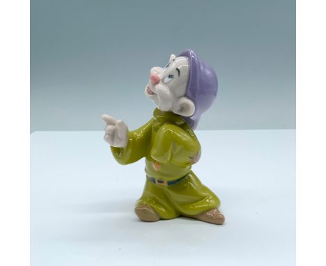 Endearing depiction of Disney's most popular dwarf, Dopey. Glossy finish with artist signature and Nao backstamp. This item h