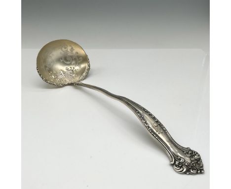 Ornate design on handle and bowl of ladle. 1847 Rogers Bros A1 impressed mark. Issued: 20th centuryDimensions: 11"L x 3.5"W x