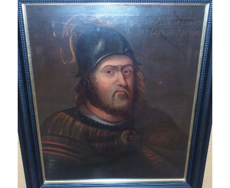 SCOTTISH SCHOOL WILLIAM WALLACE portrait head and shoulders, oil on canvas, 72 x 60cm Condition Report: Available upon reques