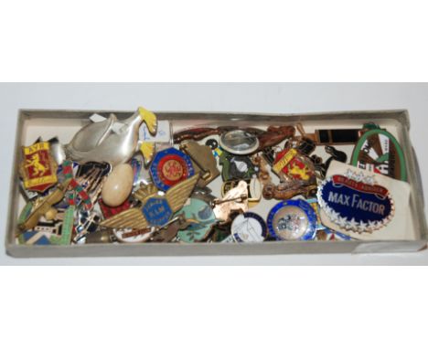 A collection of enamel lapel badges Condition Report: Available upon request