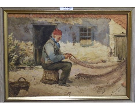 ASTLEY Village landscape, signed, oil on canvas, 51 x 67cm, R MARSHALL Lochscene, oil on canvas, 45 x 67cm, J R MIDDLETON Vil
