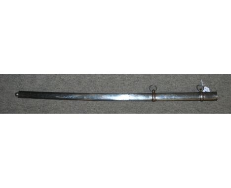 A metal scabbard, 86cm Condition Report: Available upon request