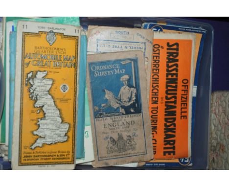 A collection of vintage maps Condition Report: Available upon request
