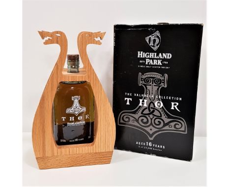 HIGHLAND PARK THOR 16 YEAR OLD SINGLE MALT SCOTCH WHISKYthe first part of the Valhalla Collection, 700ml and 52.1% abv, in or