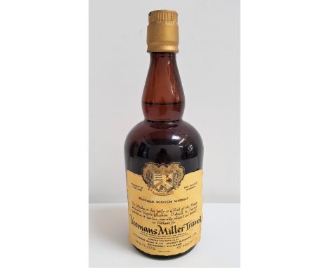 YEOMANS MILLER TRAVEL BLENDED SCOTCH WHISKYblended and bottled by Alexander Dunn & Co, Edinburgh. 70° proof and 26 2/3 Fl.Ozs