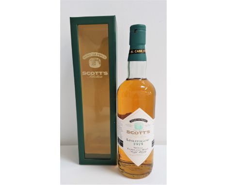 SCOTT'S SELECTION LINLITHGOW 1975 SINGLE LOWLAND MALT SCOTCH WHISKYdistilled in 1975 and bottled in 1999. 70cl and 56.3% abv.