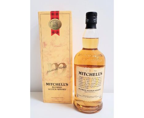 MITCHELL'S 12 YEAR OLD BLENDED SCOTCH WHISKYDistilled, blended and bottled by J.&A. Mitchell & Co., Springbank Distillery, Ca