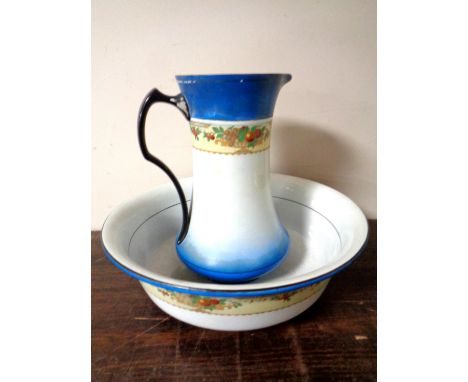 A Kiralpo Ware wash jug and basin.