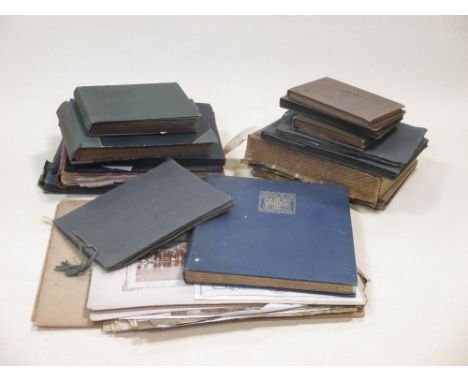 A quantity of 1st World War period photograph albums, to include Arras and a quantity of Victorian portrait studio photograph