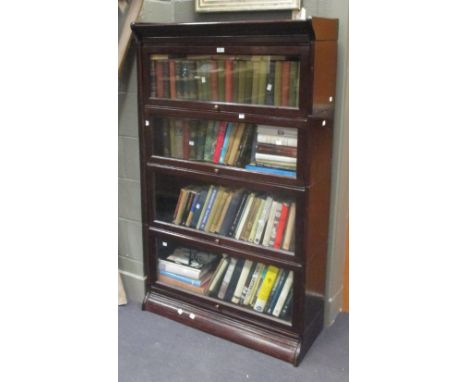 A Globe Wernicke oak glazed bookcase  