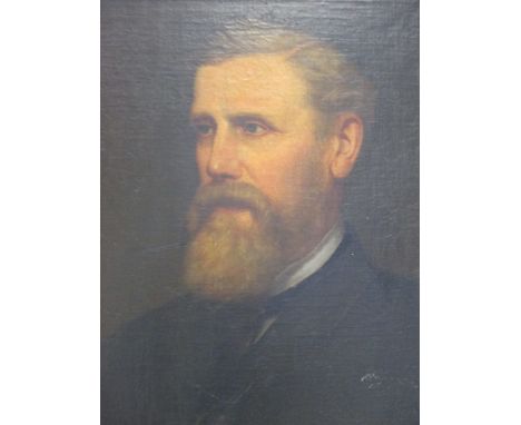 English School, 19th century, oil on canvas, a portrait of a gentleman and his wife, 60 x 49cm, a pair (2)  