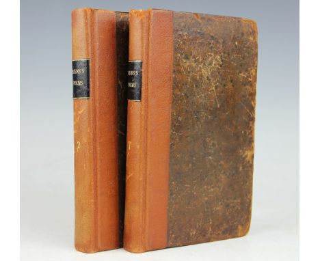 BURNS (R), POEMS, CHIEFLY IN THE SCOTTISH DIALECT, 2 vols, 2nd edition enlarged, engraved portrait frontis, rebacked boards, 