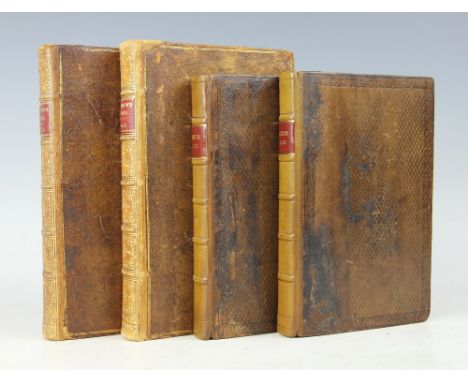 CRAYON (G) (WASHINGTON IRVING), THE SKETCH BOOK, two vols, viii + 326, + 341 + (1), re-backed calf, John Murray, London, 1823