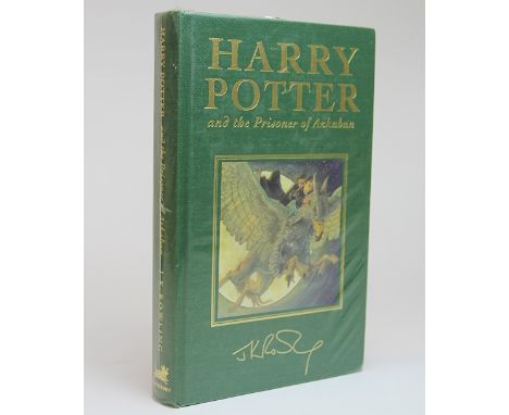 ROWLING (J.K), HARRY POTTER AND THE PRISONER OF AZKABAN, first de luxe edition, green cloth with gilt lettering and facsimile