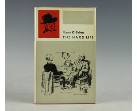 O'BRIEN (F), THE HARD LIFE, first edition, 157pp, red cloth with un-clipped d.j, Macgibbon & Kee, 1961 (1). A nice copy of th