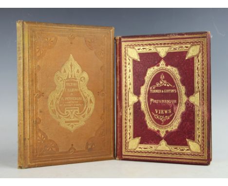 MILLER (T), TURNER AND GIRTIN'S PICTURESQUE VIEWS OF ENGLISH, SCOTCH AND WELSH SCENERY, compete with thirty steel engravings 