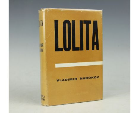 NABOKOV (V), LOLITA, first English edition, unclipped d.j, black cloth, Weidenfeld and Nicolson, 1959 (1)