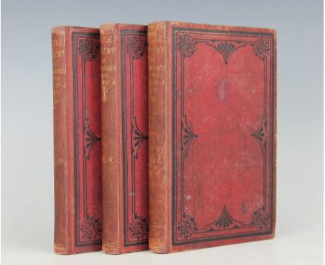 SAUNDERS (JANET), CHARLEY NUGENT OR PASSAGES IN THE LIFE OF A SUB, first edition, three vols, vii + 308, v + 324, vii + 316, 