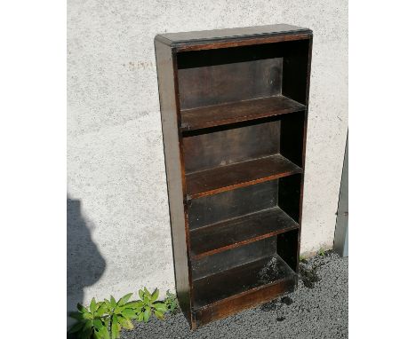 Small 4 shelf bookcase - 102cm x 46cm x 15.5cm deep 