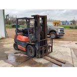 Toyota 42-6FG25 5,000 lbs Warehouse Forklift with 3-Stage Mast & Side Shifter