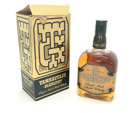 1980's Tamnavulin Glenliver single malt scotch whisky 750ml - bottle unopened &amp; in original box
