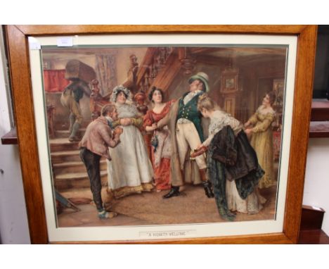 Pears print in frame