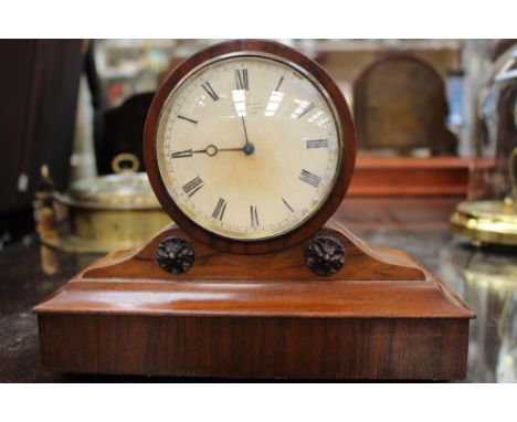 A 19th Century walnut W. Steward of London balloon bracket clock 