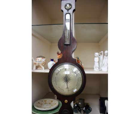 A five dial early 19th Century barometer (af) 