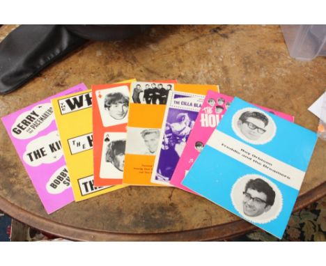 Nine programmes from various concerts from the 60's, including The Who, Small Faces, The Beatles, and Roy Orbison including t