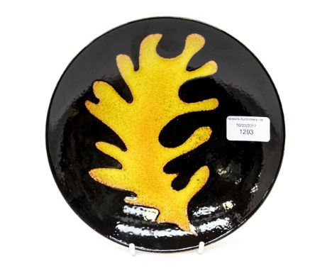 A Poole pottery Aegean plate, no.3 three pattern