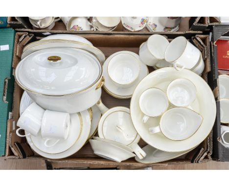 A Royal Worcester 'Strathmore' dinner service for eight settings