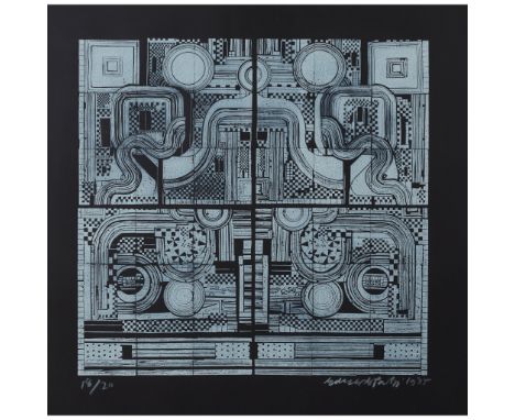 § EDUARDO PAOLOZZI K.B.E., R.A., H.R.S.A. (SCOTTISH 1924-2005) C.R.M. SET - 1975 Etching with carborundum, 18/20, signed, dat