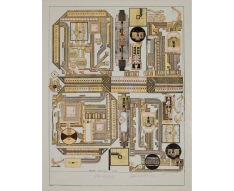 § EDUARDO PAOLOZZI K.B.E., R.A., H.R.S.A. (SCOTTISH 1924-2005) UNTITLED - FROM THE 'ART ZANDERS 80' Screenprint, signed and d