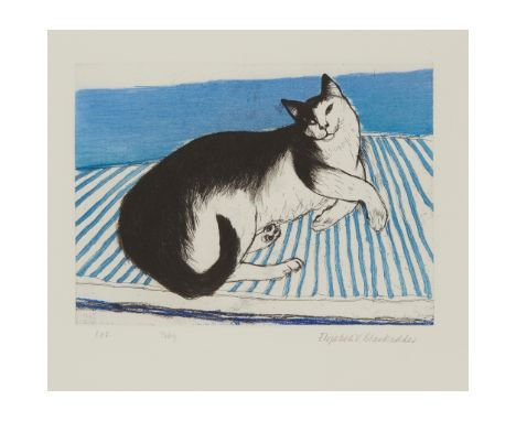 § DAME ELIZABETH BLACKADDER O.B.E., R.A., R.S.A., R.S.W., R.G.I., D.Litt (SCOTTISH 1931-) TOBY - Etching and aquatint, B.A.T.