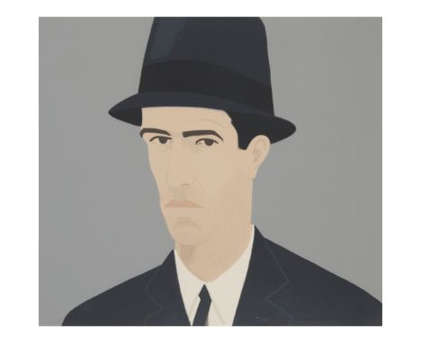 ALEX KATZ (AMERICAN 1927-) SELF-PORTRAIT (PASSING) - 1990 Screenprint, 148/150, signed and numbered in pencil(the sheet 82cm 