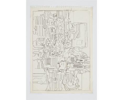 § EDUARDO PAOLOZZI K.B.E., R.A., H.R.S.A. (SCOTTISH 1924-2005) UNTITLED (SKETCH II) Taken from a sketchbook late 1960s/early 