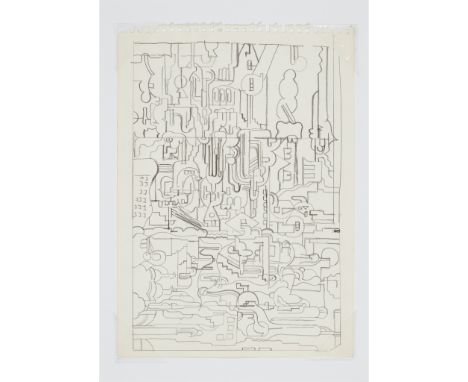 § EDUARDO PAOLOZZI K.B.E., R.A., H.R.S.A. (SCOTTISH 1924-2005) UNTITLED (SKETCH I) Taken from a sketchbook late 1960s/early 1