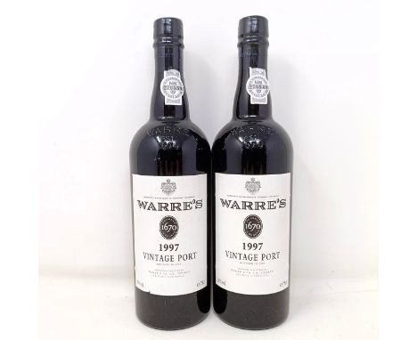 Two bottles of Warre's vintage port, 1997 (2)