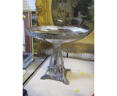An Art Nouveau design tazza, height 10ins